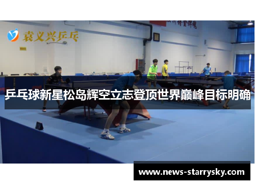 乒乓球新星松岛辉空立志登顶世界巅峰目标明确