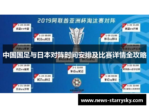 中国国足与日本对阵时间安排及比赛详情全攻略 中国国足与日本对阵时间安排及比赛详情全攻略